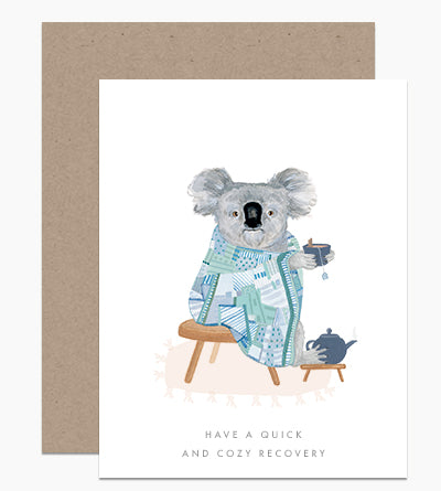 Card - Cozy Koala Quick Recovery