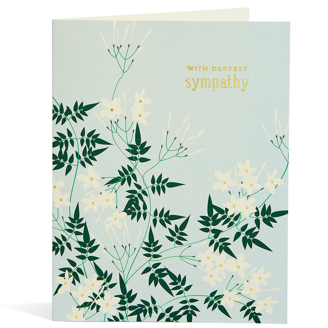 Card - Sympathy Jasmine Flower