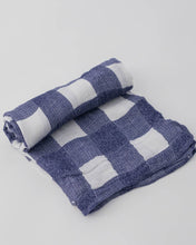 Load image into Gallery viewer, Swaddle Blue Plaid
