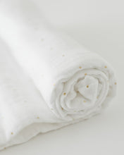 Load image into Gallery viewer, Swaddle Gold Dots
