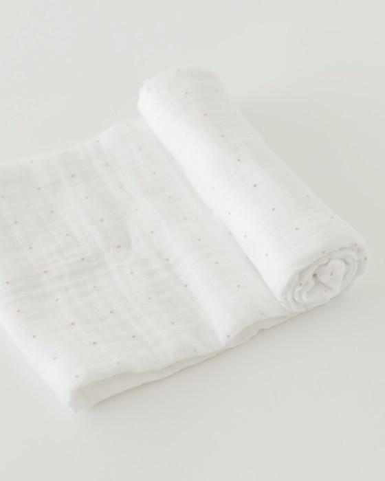 Swaddle Gold Dots
